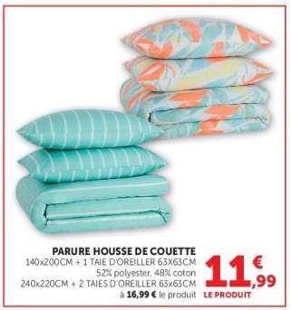 Parure housse de couette