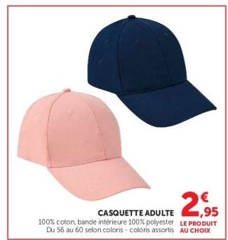 CASQUETTE ADULTE
