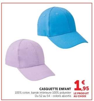 Casquette enfant