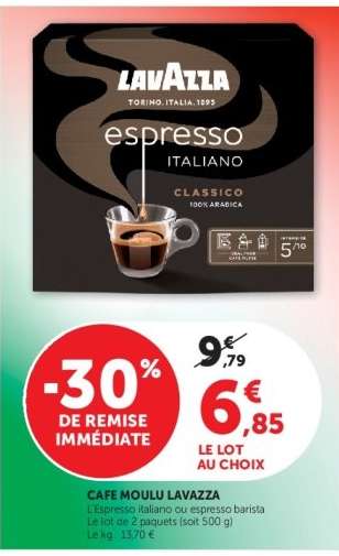 Café Moulu "Lavazza"