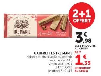 Gaufrettes Tre Marie