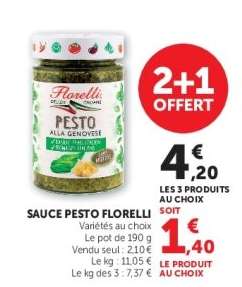 SAUCE PESTO FLORELLI