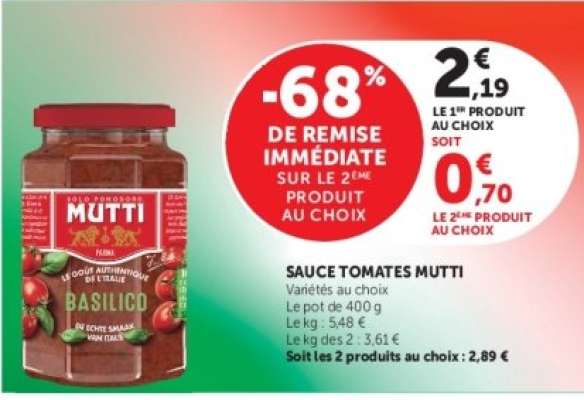 Sauce Tomates Mutti