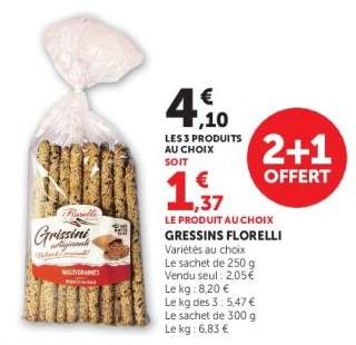 GRESSINS FLORELLI