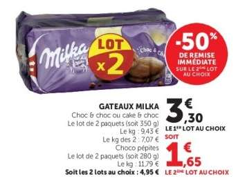 Gateaux Milka