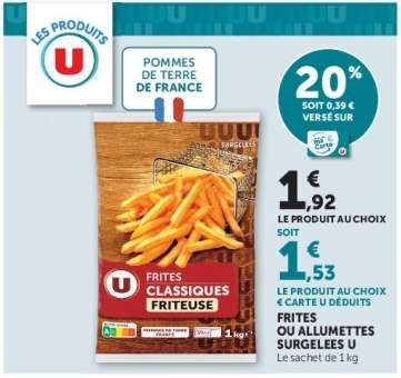 FRITES CLASSIQUES FRITEUSE