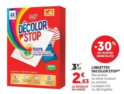 LINGETTES DECOLOR STOP