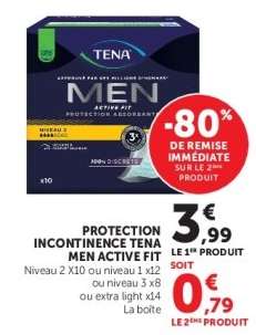 PROTECTION INCONTINENCE TENA MEN ACTIVE FIT