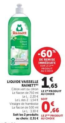 LIQUIDE VAISSELLE RAINETT