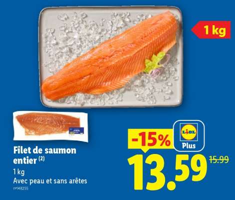 Filet de Saumon Entier