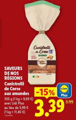Canistrelli de Corse aux amandes