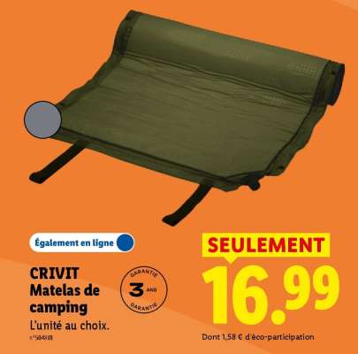 CRIVIT Matelas de camping