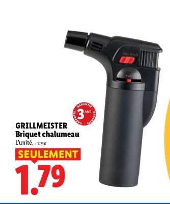 GRILLMEISTER Briquet chalumeau