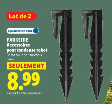 PARKSIDE Accessoires pour tondeuse robot