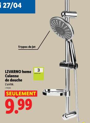 LIVARNO home Colonne de douche