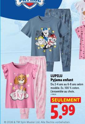 LUPILU Pyjama enfant
