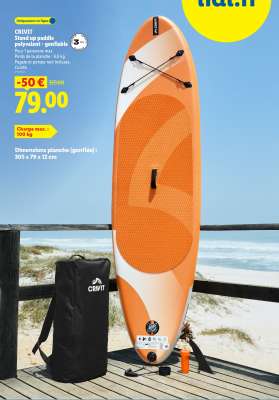 CRIVIT Stand up paddle polyvalent - gonflable