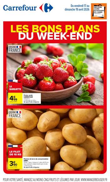 Catalogue Carrefour Hypermarchés - 17/04/2026 - 19/04/2026.