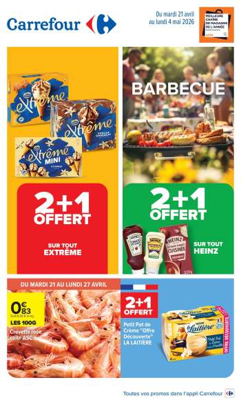 Catalogue Carrefour Hypermarchés - 21/04/2026 - 04/05/2026.
