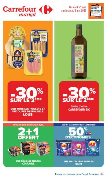 Catalogue Carrefour Market - 21/04/2026 - 03/05/2026.