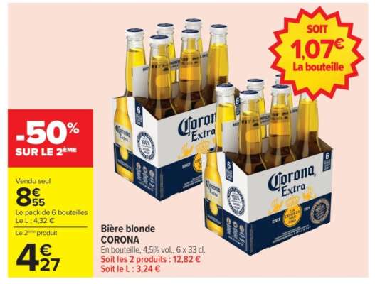 BIÈRE BLONDE “CORONA”
