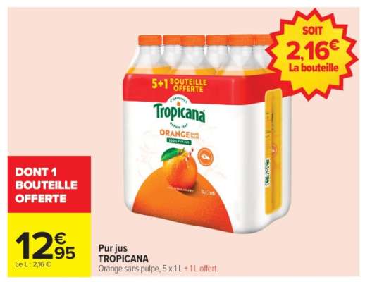 Pur jus TROPICANA