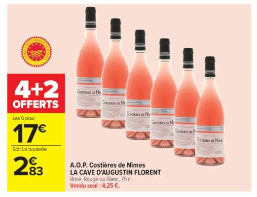 A.O.P. Costières-de-Nîmes LA CAVE D'AUGUSTIN FLORENT