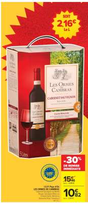 Les Ormes de Cambras Cabernet Sauvignon