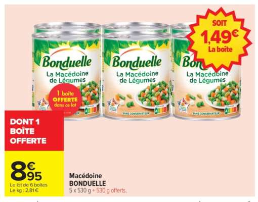 Macédoine BONDUELLE