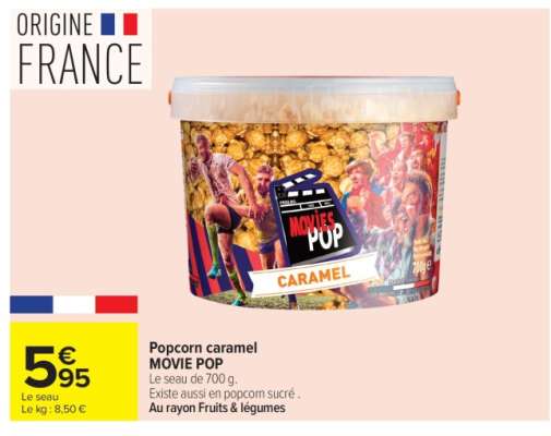 Popcorn caramel MOVIE POP