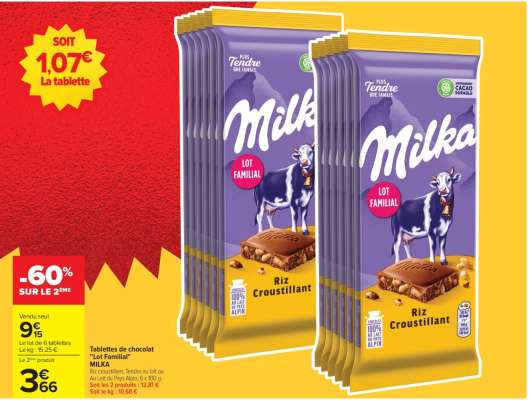 Milka Riz Croustillant