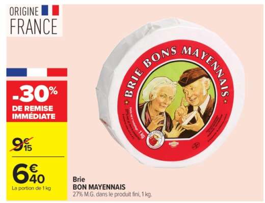 Brie BON MAYENNAIS