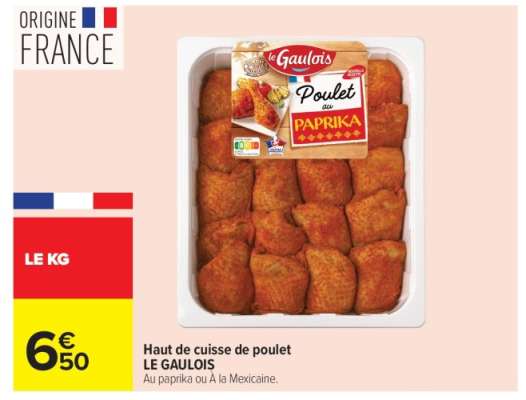 HAUT DE CUISSE DE POULET "LE GAULOIS"