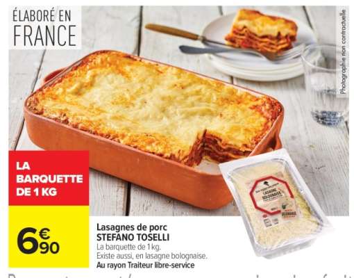 Lasagnes de porc STEFANO TOSELLI