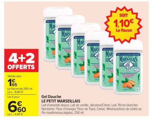 Gel Douche Le Petit Marseillais