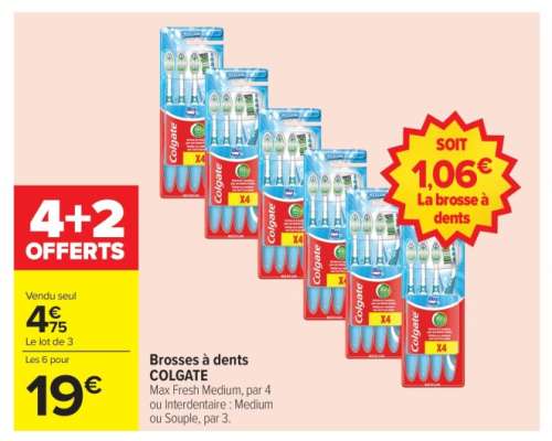 Brosses à dents COLGATE