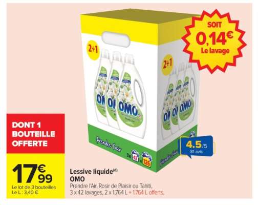 LESSIVE LIQUIDE “OMO”
