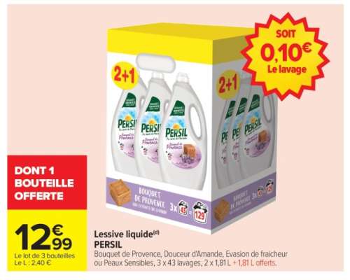 LESSIVE LIQUIDE PERSIL