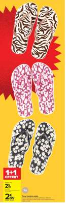 Tongs fantaisie adulte