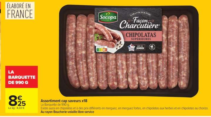 Assortiment cap saveurs x18