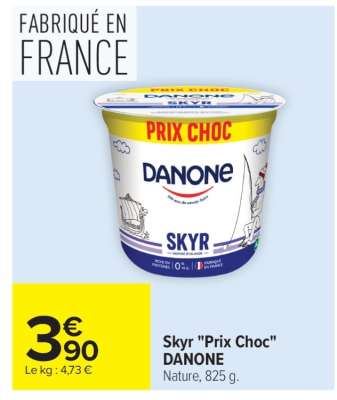 Skyr "Prix Choc" DANONE