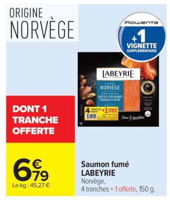 SAUMON FUMÉ LABEYRIE