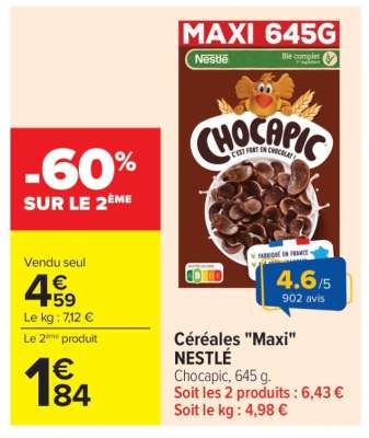 Céréales «Maxi» NESTLÉ