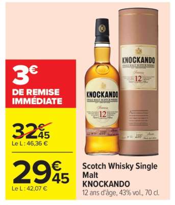 Scotch Whisky Single Malt KNOCKANDO