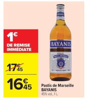 Pastis de Marseille Bayanis