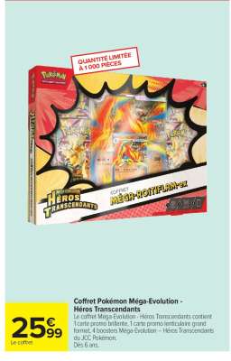 Coffret Pokémon Méga-Évolution - Héros Transcendants