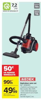Aspirateur sans sac