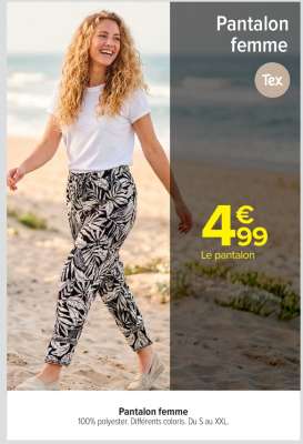 Pantalon femme