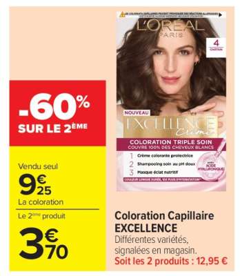 Coloration capillaire EXCELLENCE