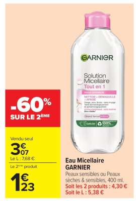 Eau Micellaire Garnier